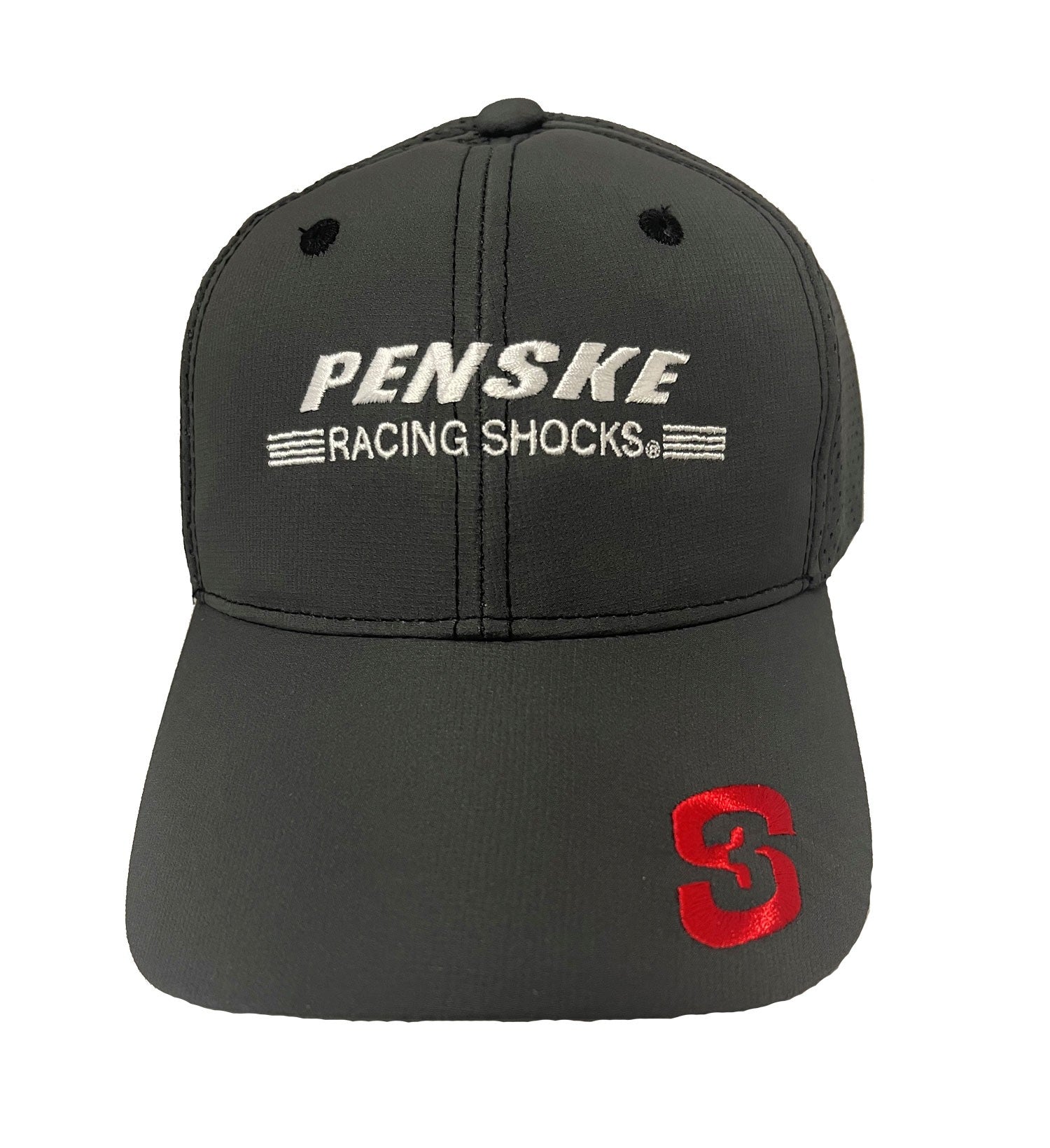 Hat, Penske Racing Shocks (White on Dark Gray)