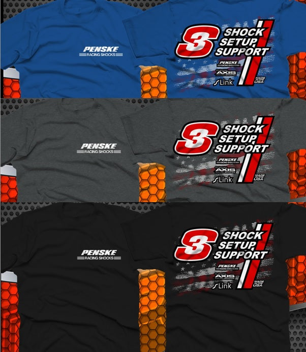 S3 T-Shirt with American Flag