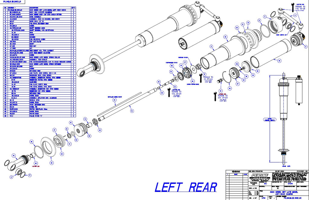 8300 Late Model Replacement Parts Penske Racing Shocks